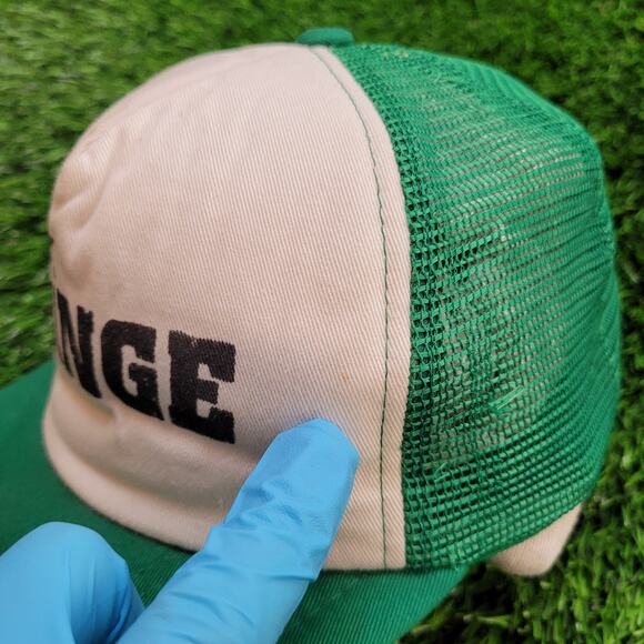 Magic Headwear Fringe Trucker Hat Snapback Tear/Stain AS IS OSFM - Picture 2 of 8